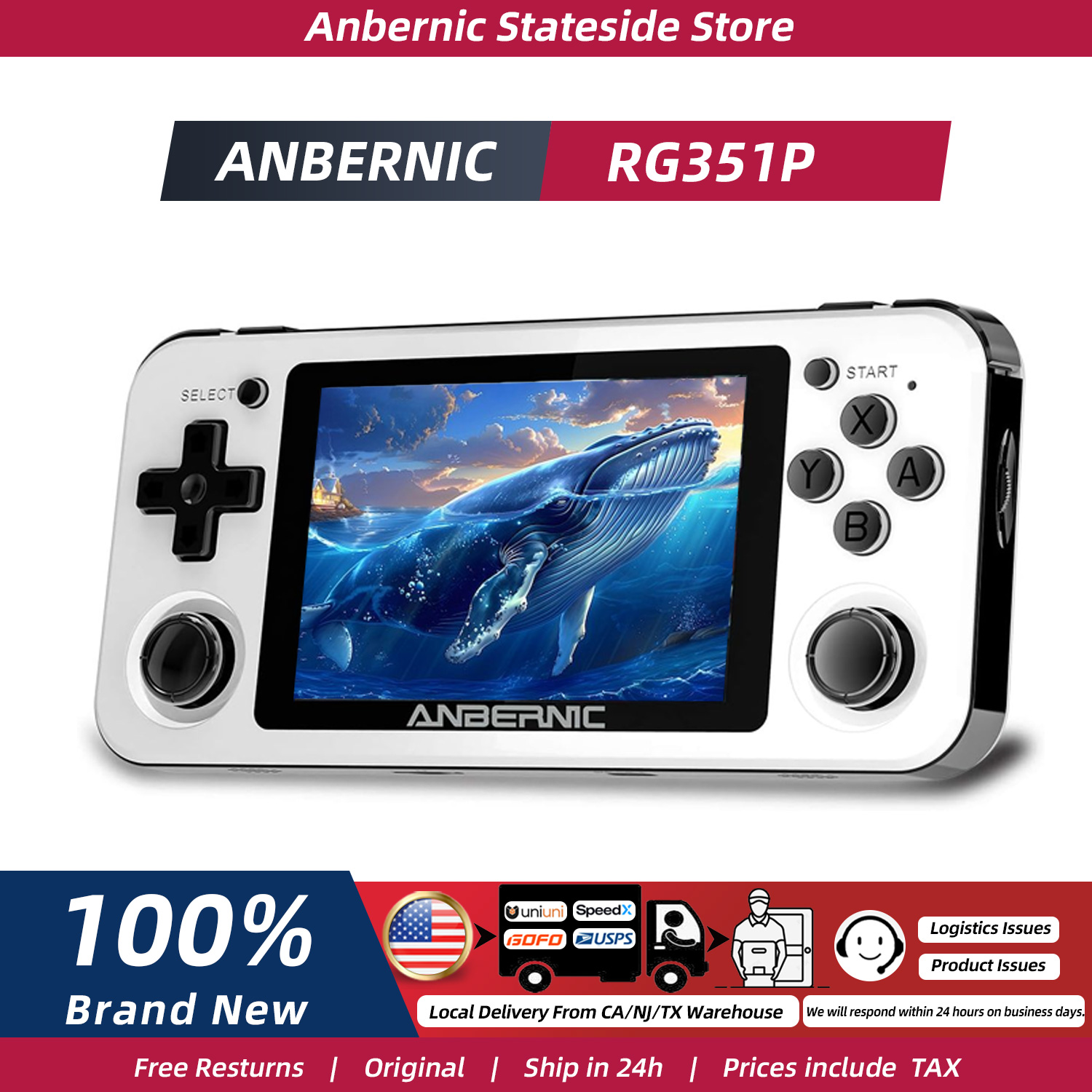 Gaming Console Minecraft - ANBERNIC RG351P Handheld Retro Game Console