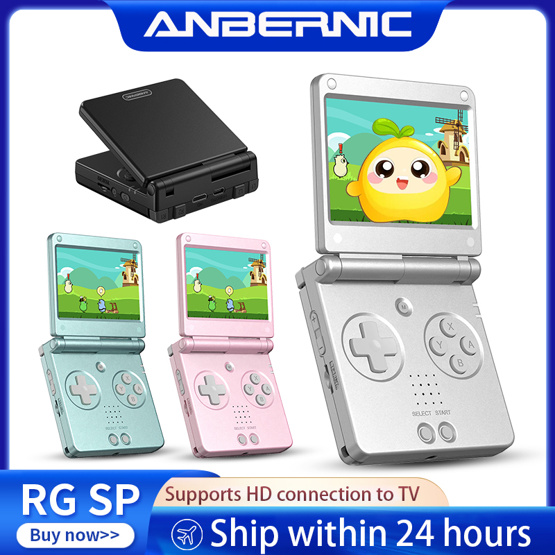 Gaming Console Minecraft - Anbernic RGSP Flip Retro Handheld Game