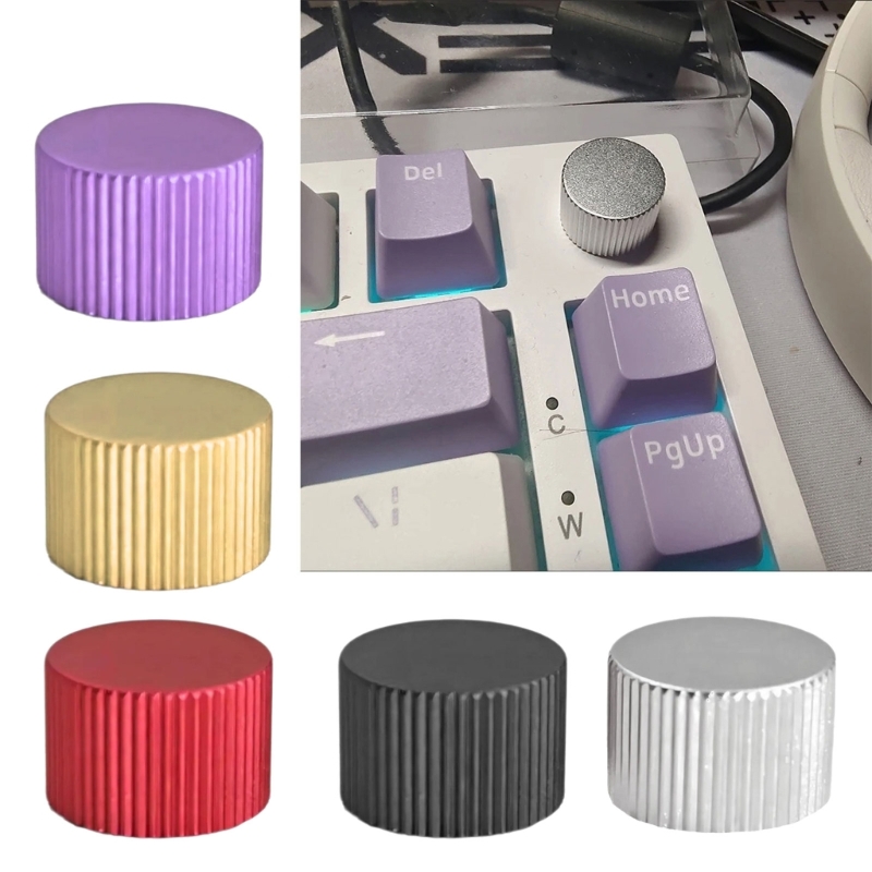 Gaming Console Keyboard - Stylish Metal Control Knob For Professional