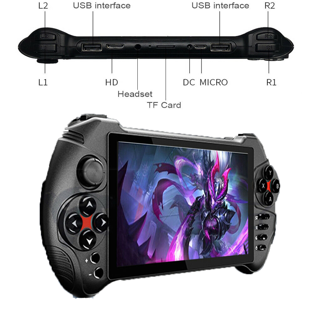 Gaming Console G90 - X15 Android Handheld Touch Screen Game