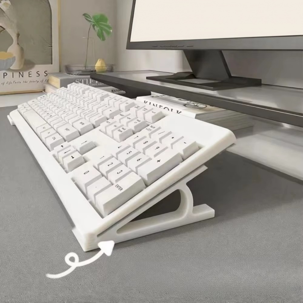 Gaming Console Keyboard - 2pc Ergonomic Keyboard Riser For Office