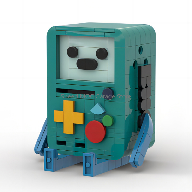High-Detail Cute Game Robot Bu - Gaming Console Lego recension och pris