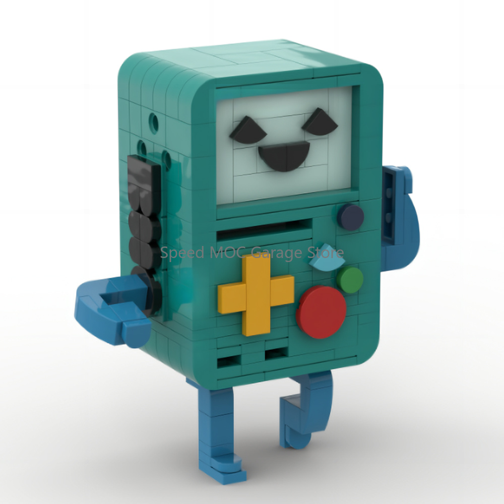 High-Detail Cute Game Robot Bu - Gaming Console Lego recension och pris