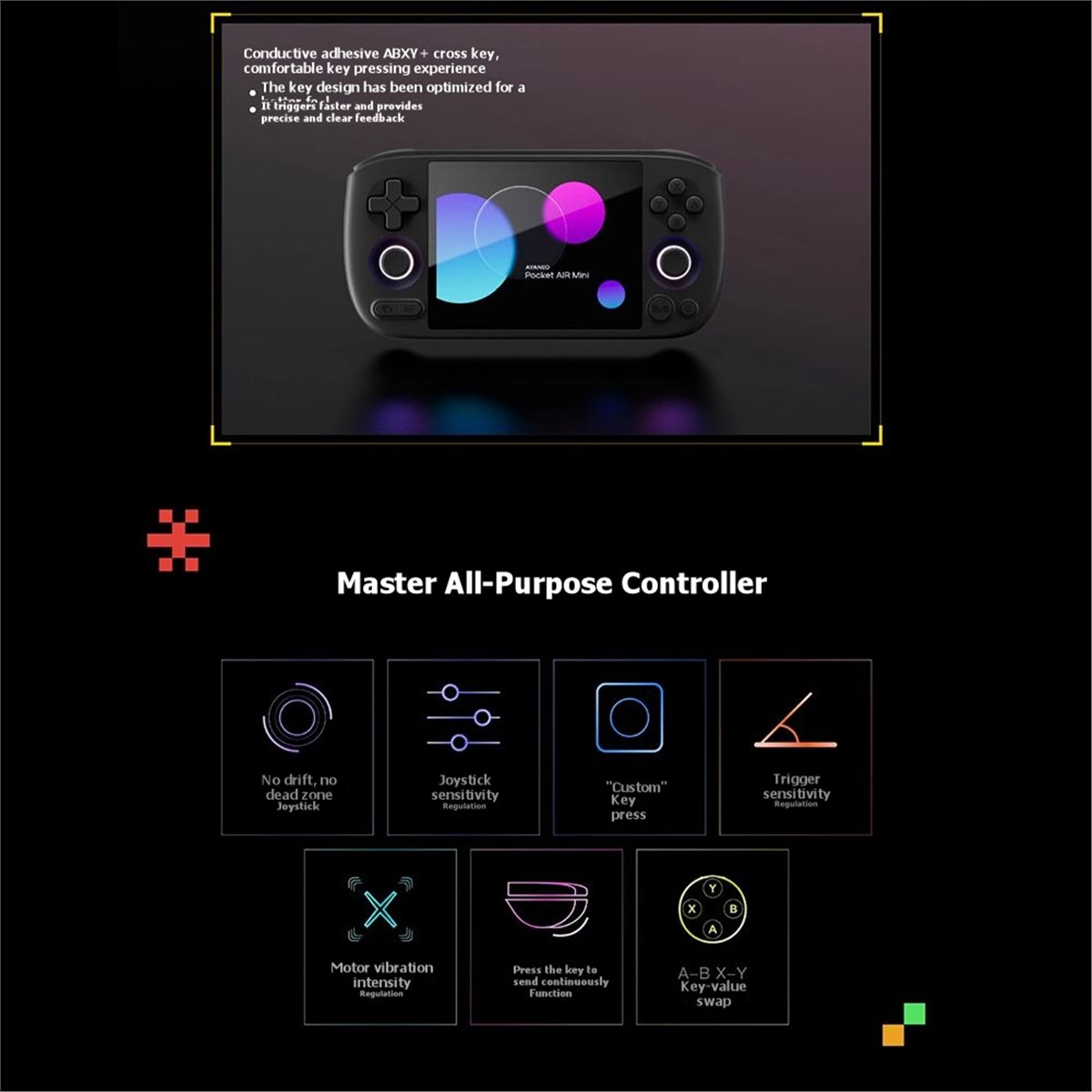 ■★New Arrival Fashion  AIR Min - Gaming Console Handheld Retro recension och pris