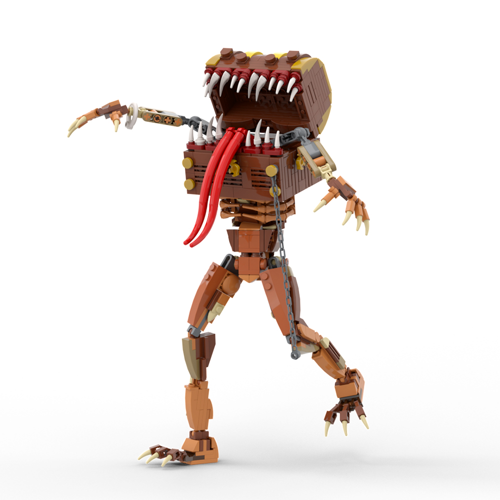 BuildMOC Game Mimic Chest Dung - Gaming Console Lego recension och pris