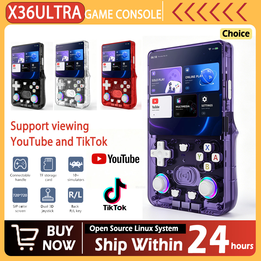 New X36 ultra retro handheld g - Gaming Console Handheld Retro recension och pris