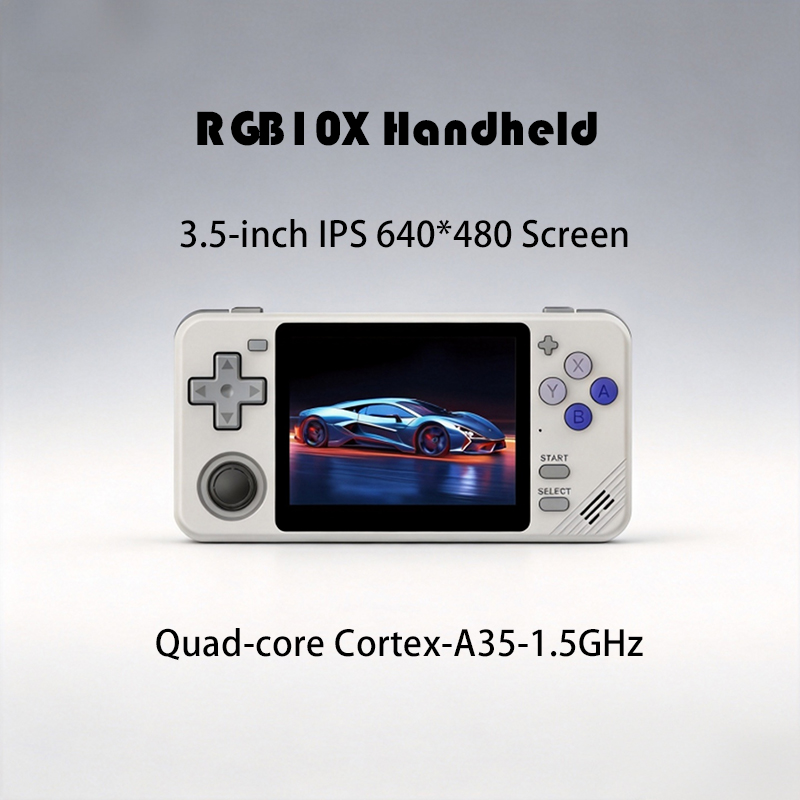 New RGB10X Retro Handheld Game - Gaming Console Minecraft recension och pris
