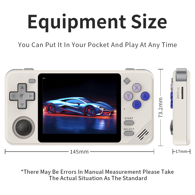 New RGB10X Retro Handheld Game - Gaming Console Minecraft recension och pris