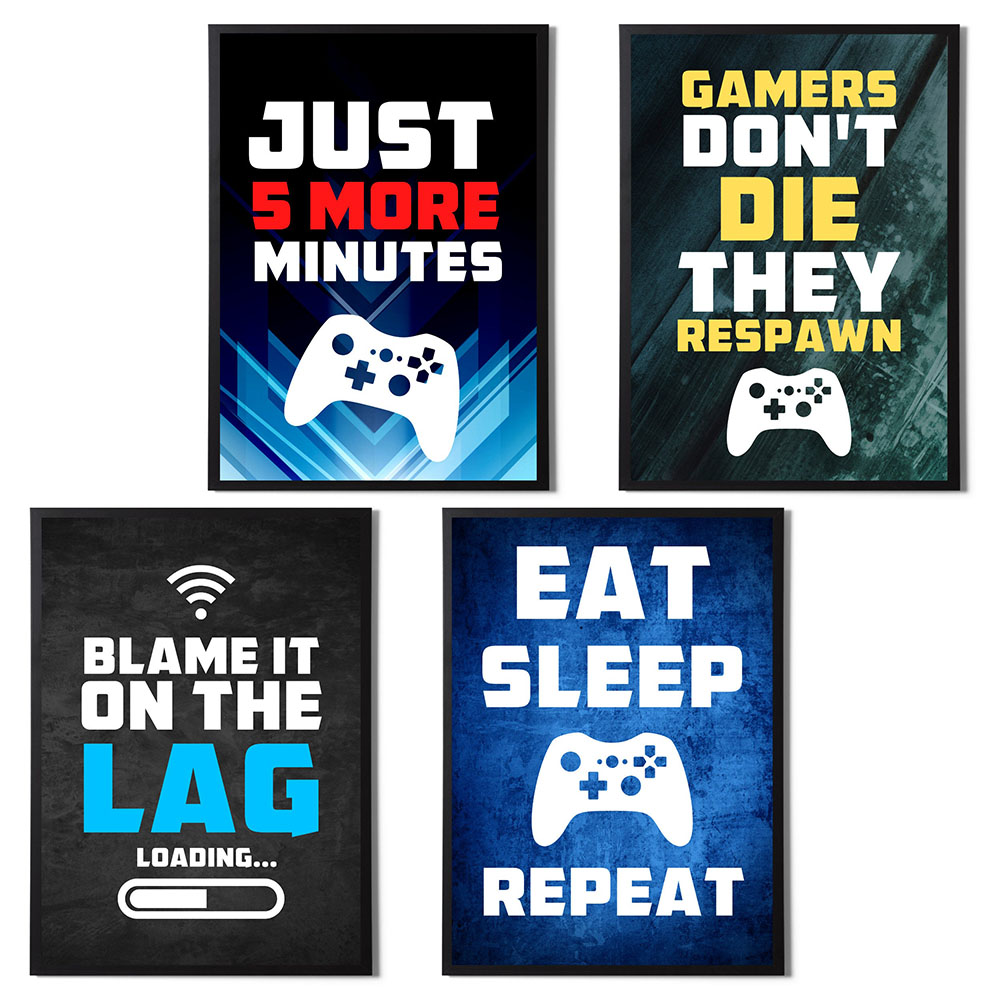 Gaming Quotes Art Painting Con - Gaming Console Quotes recension och pris