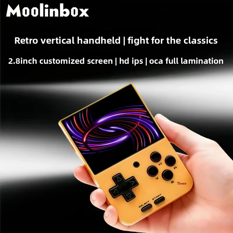 Moolinbox A10 Mini Retro Open  - Gaming Console Handheld Retro recension och pris