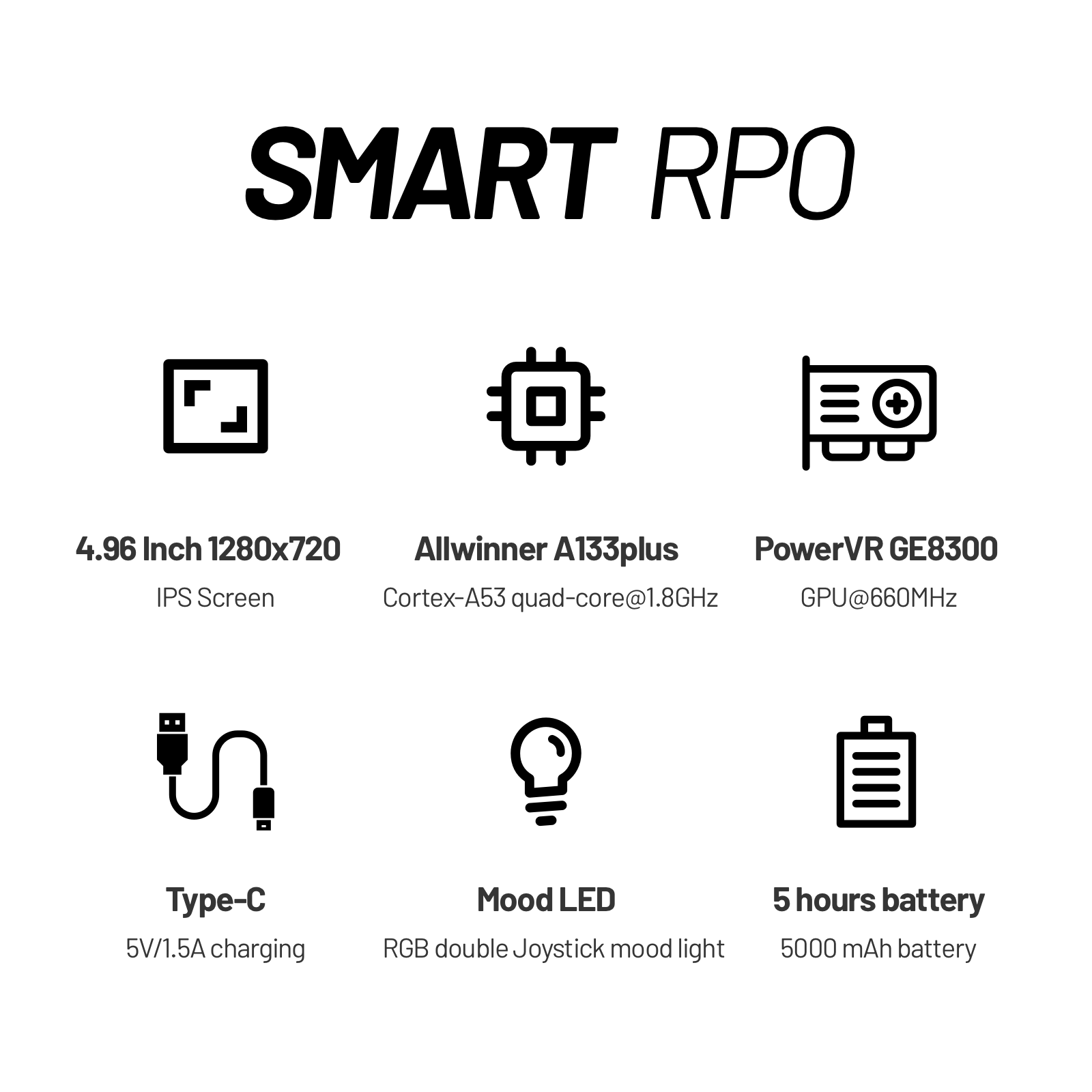 Trimui Smart Pro Handheld Game - Gaming Console G90 recension och pris