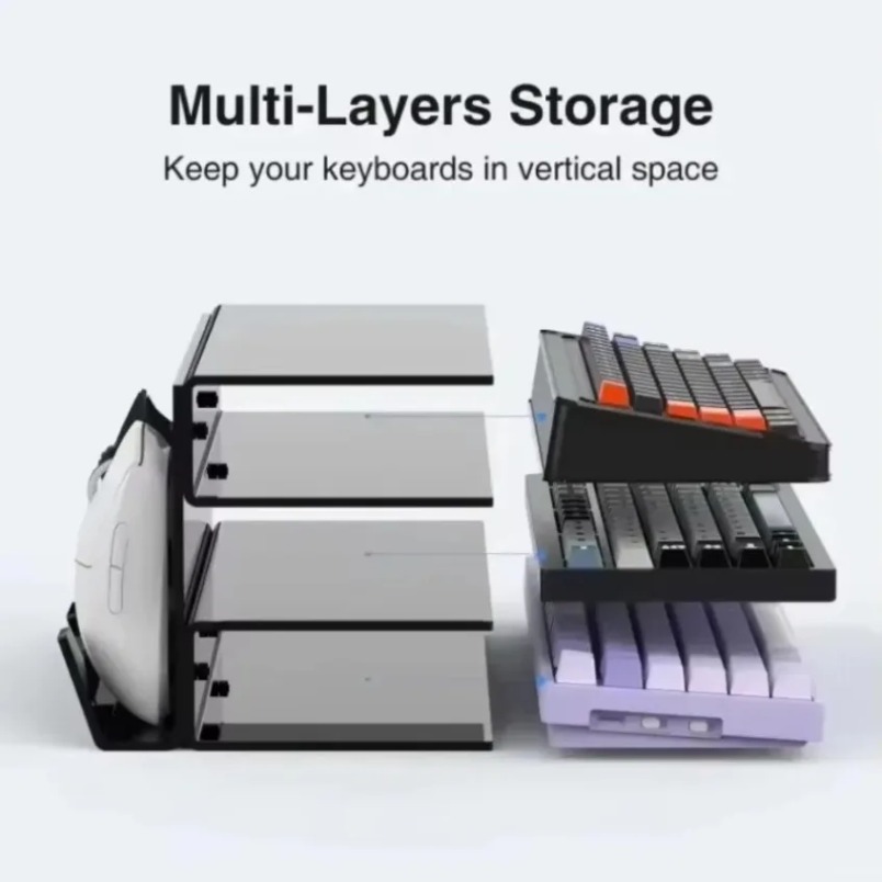 Keyboard Stand 3 Tier Acrylic  - Gaming Console Keyboard recension och pris