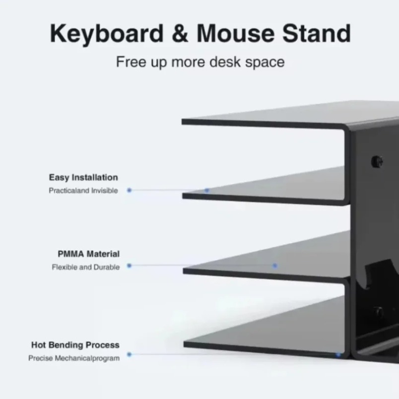 Keyboard Stand 3 Tier Acrylic  - Gaming Console Keyboard recension och pris