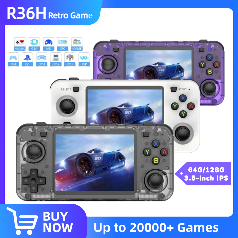 R36H Retro Handheld Video Game - Gaming Console Handheld Retro recension och pris