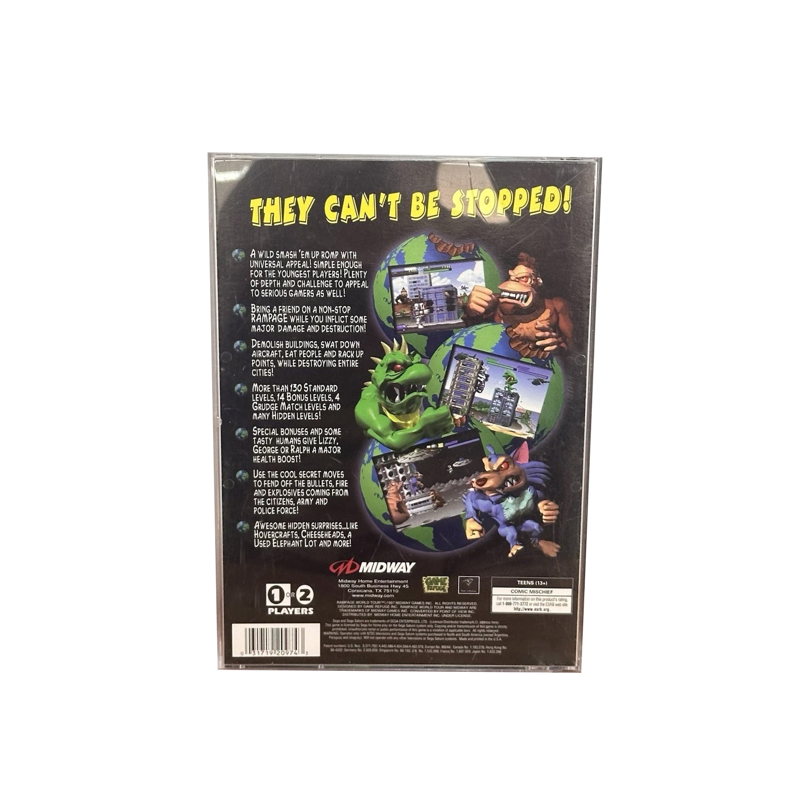 Saturn Copy Disc Game rampage  - Gaming Console Retro recension och pris