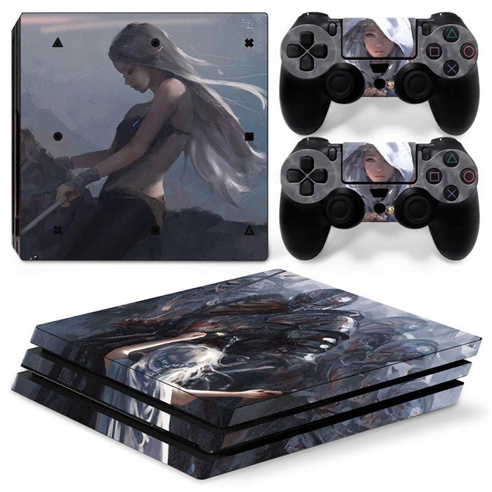 Cute girl style Protective Sti - Gaming Console Drawing recension och pris