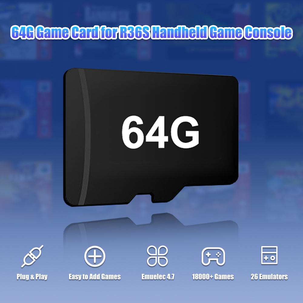 64G Game TF Card for R36S Vide - Gaming Console Handheld Retro recension och pris