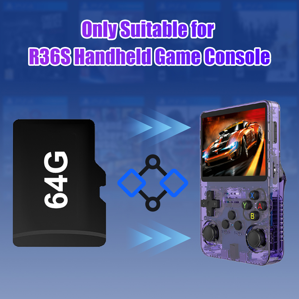 64G Game TF Card for R36S Vide - Gaming Console Handheld Retro recension och pris