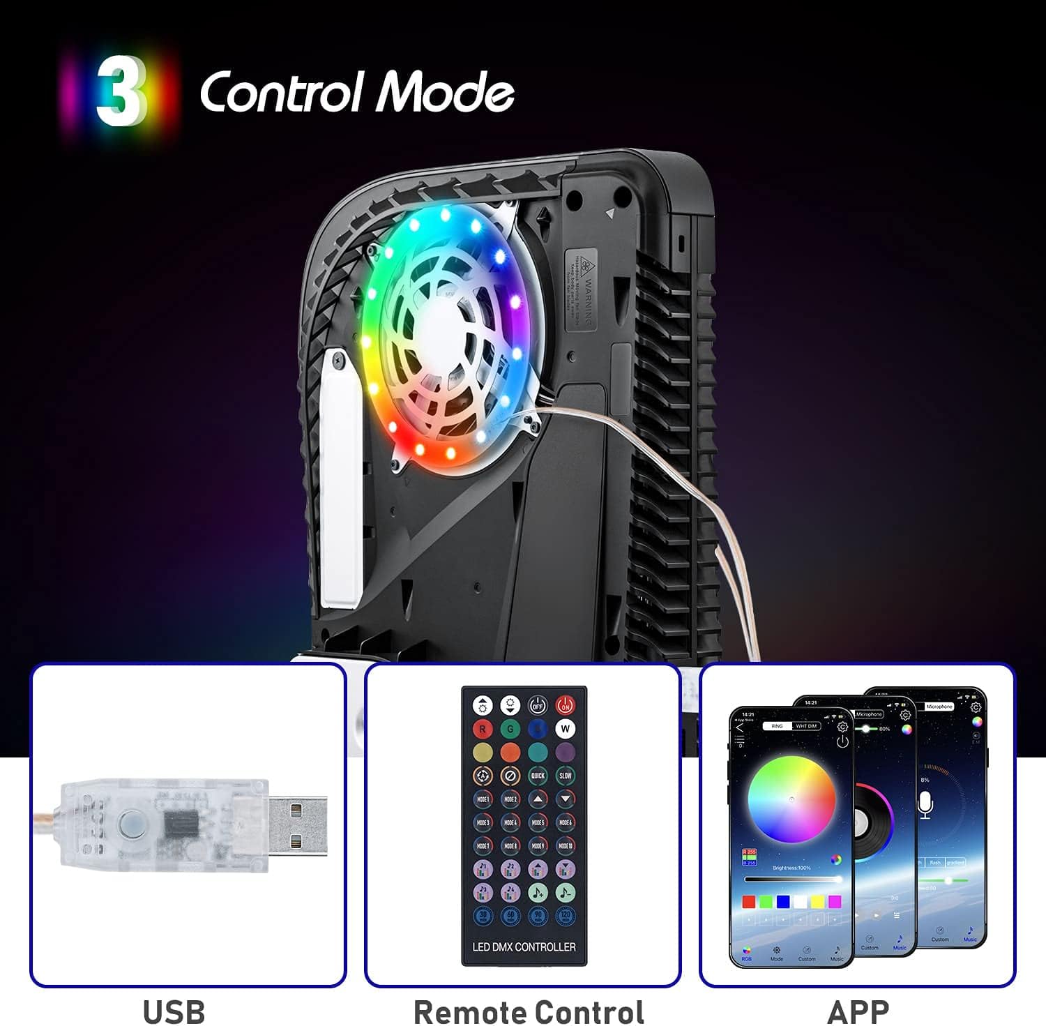RGB LED Light Strip For PS5 Pr - Gaming Console Ps5 recension och pris