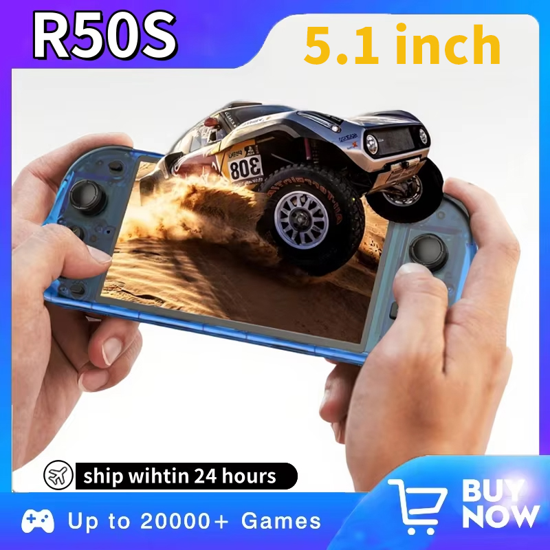 5.1inch New R50S Retro Handhel - Gaming Console G90 recension och pris