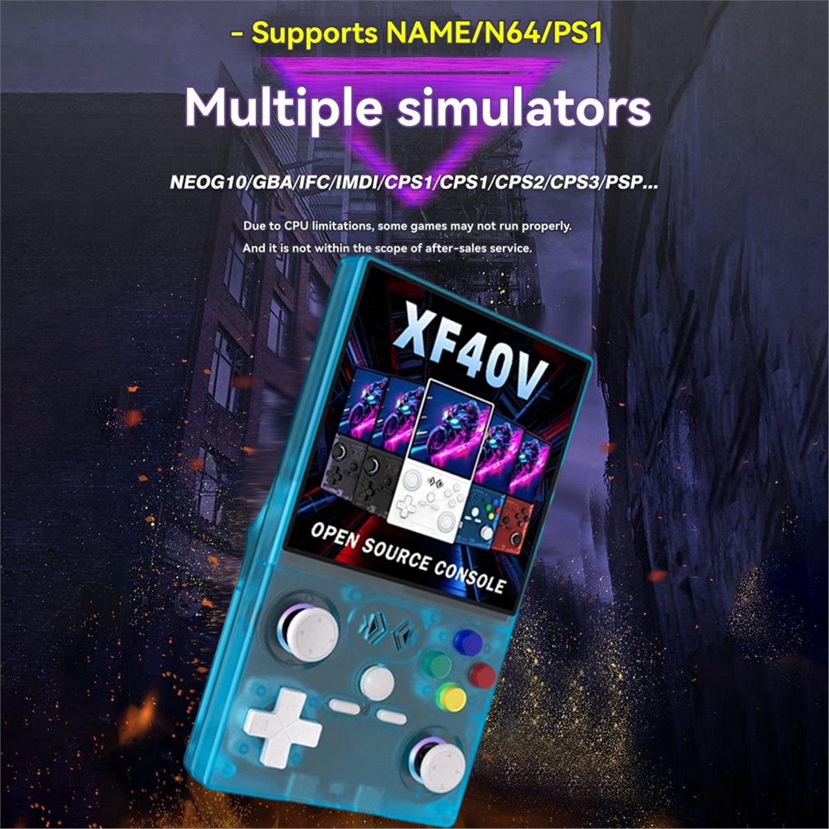 A86G NEW XF40V Retro Handheld  - Gaming Console Handheld Retro recension och pris