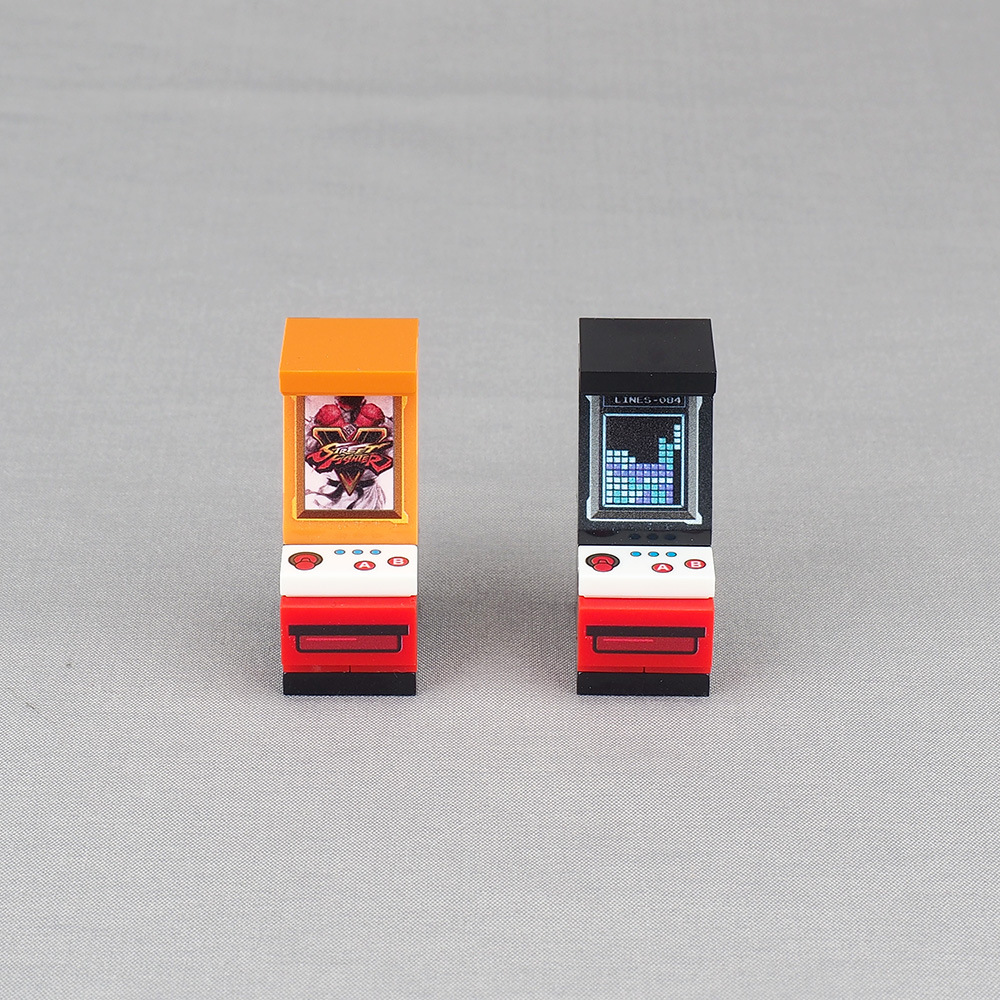 MOC 1PCS Mini Arcade Games Con - Gaming Console Lego recension och pris
