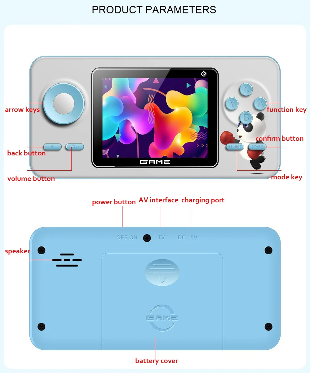 New S5 Mini Retro Video Gaming - Gaming Console Minecraft recension och pris