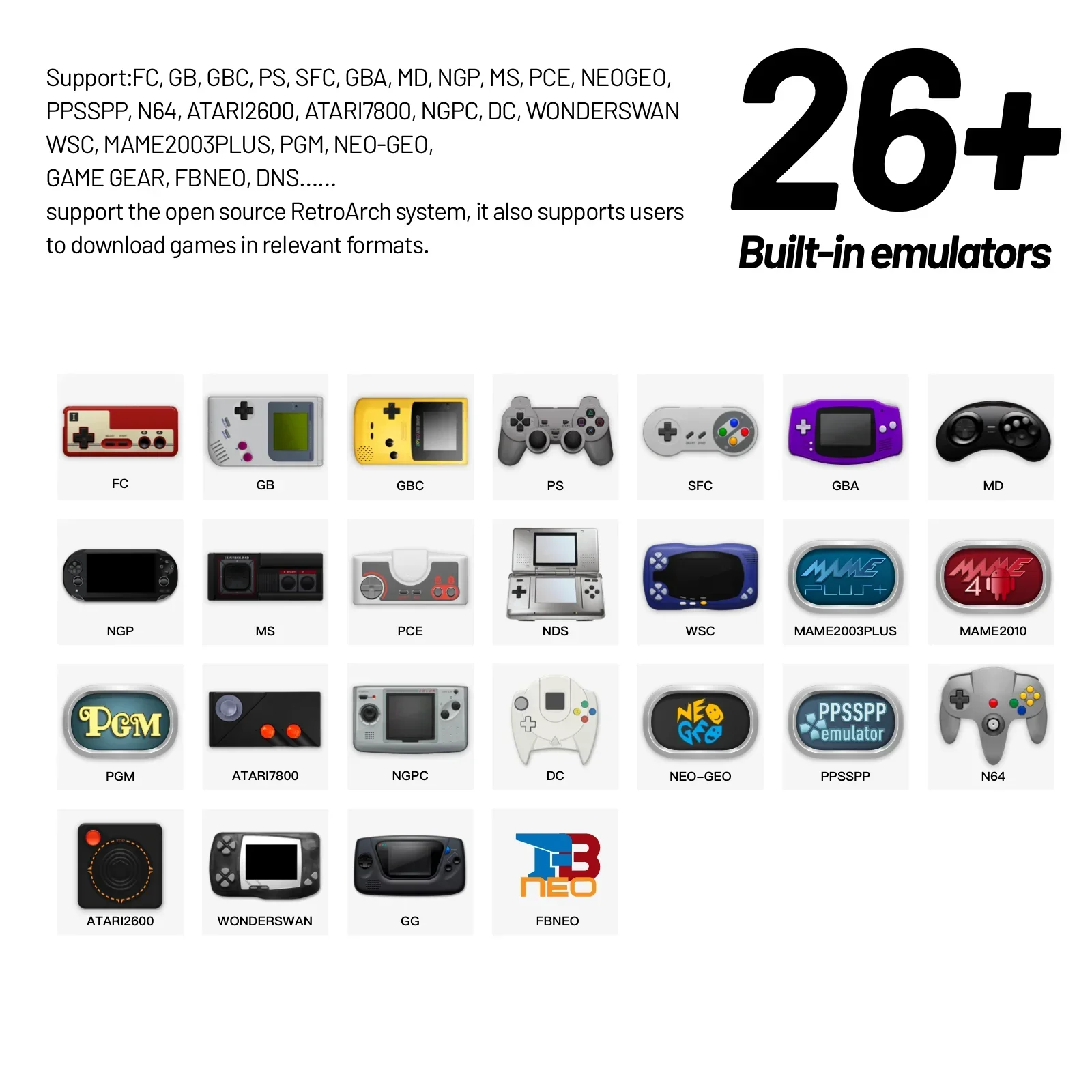 Trimui Smart Pro Handheld Game - Gaming Console G90 recension och pris