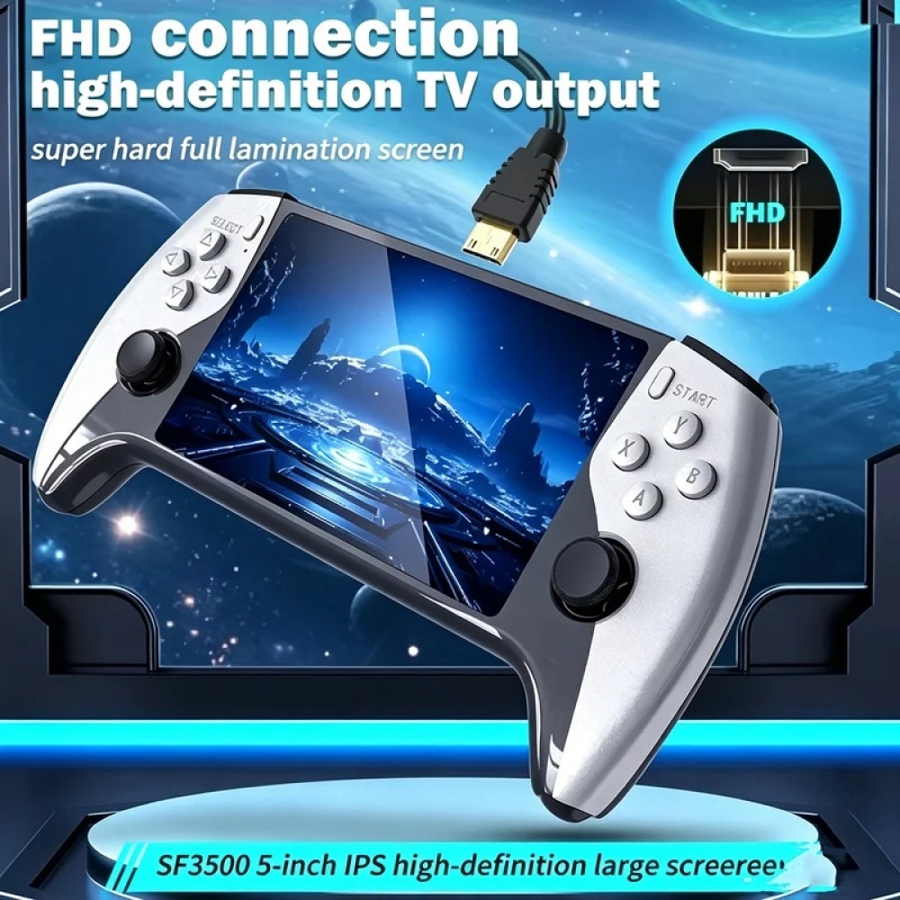 SF3500 5 inch Handheld Game Co - Gaming Console Retro recension och pris